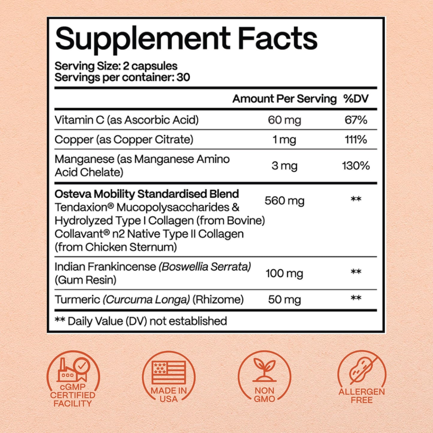 Rejuveen Osteva Joint Support Supplement for Women | High Potency Collagen, Turmeric, Boswellia | for Flexible Cartilage & Tendons, Resilient Knees & Hip, Improved Mobility | Non-GMO, 60 Ct Rejuveen buy supplements Au