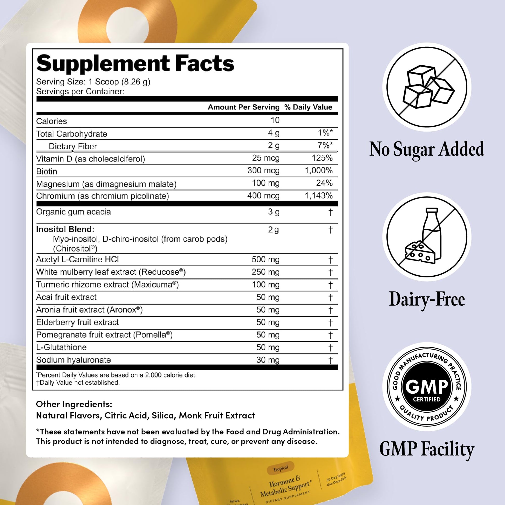 Ovii Metabolic Support for Women – Reducose® White Mulberry with Myo-Inositol & D-Chiro Inositol 40:1 Blend – Daily Wellness, Metabolic Balance & Appetite Control Supplement – 30 Servings, Tropical Ovii buy supplements Au