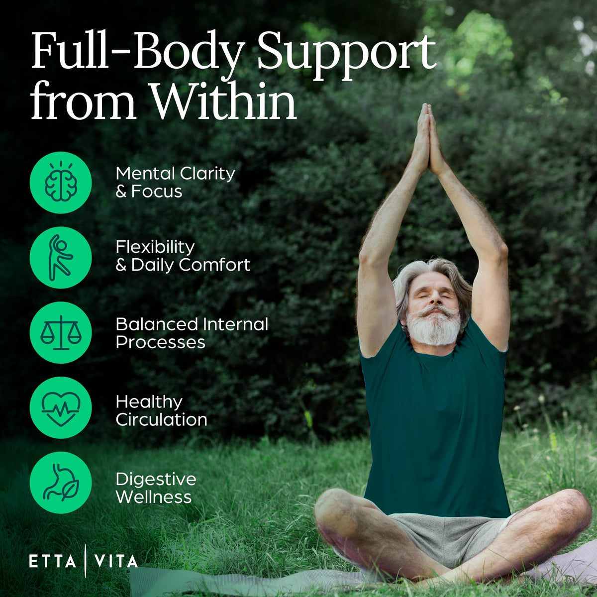 Potent Nattokinase 4000 FU Serrapeptase 240000 SPU Lumbrokinase 2000 FU Supplement - Proteolytic Enzymes Capsules for Energy Support, Digestion, Detox, Cognition & Gut Health for Men & Women Etta Vita buy supplements Au