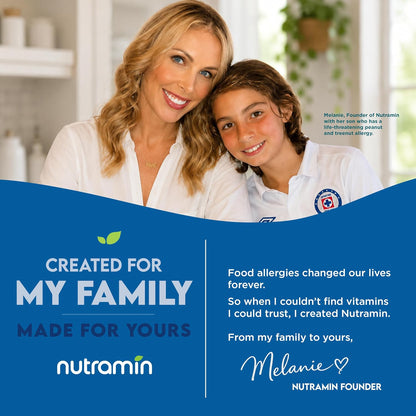 NUTRAMIN Sleep Boost - Dual Sleep Formula Melatonin + Herbal Blend - Sugar-Free, Vegan, Apple Pectin, Dark Cherry 60 ct