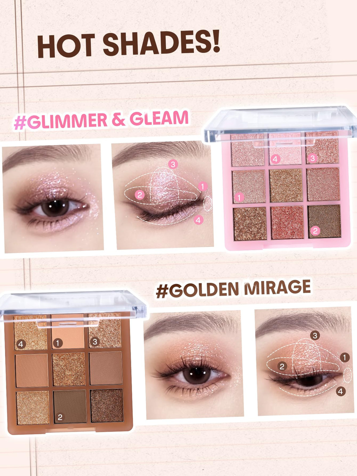SHEGLAM Eyeshadow Palette 9-Color Ultra-pigmented Shimmer & Matte Shades, Vegan & Cruelty-free-Coffee Shop SHEGLAMBuy Supplements Australia