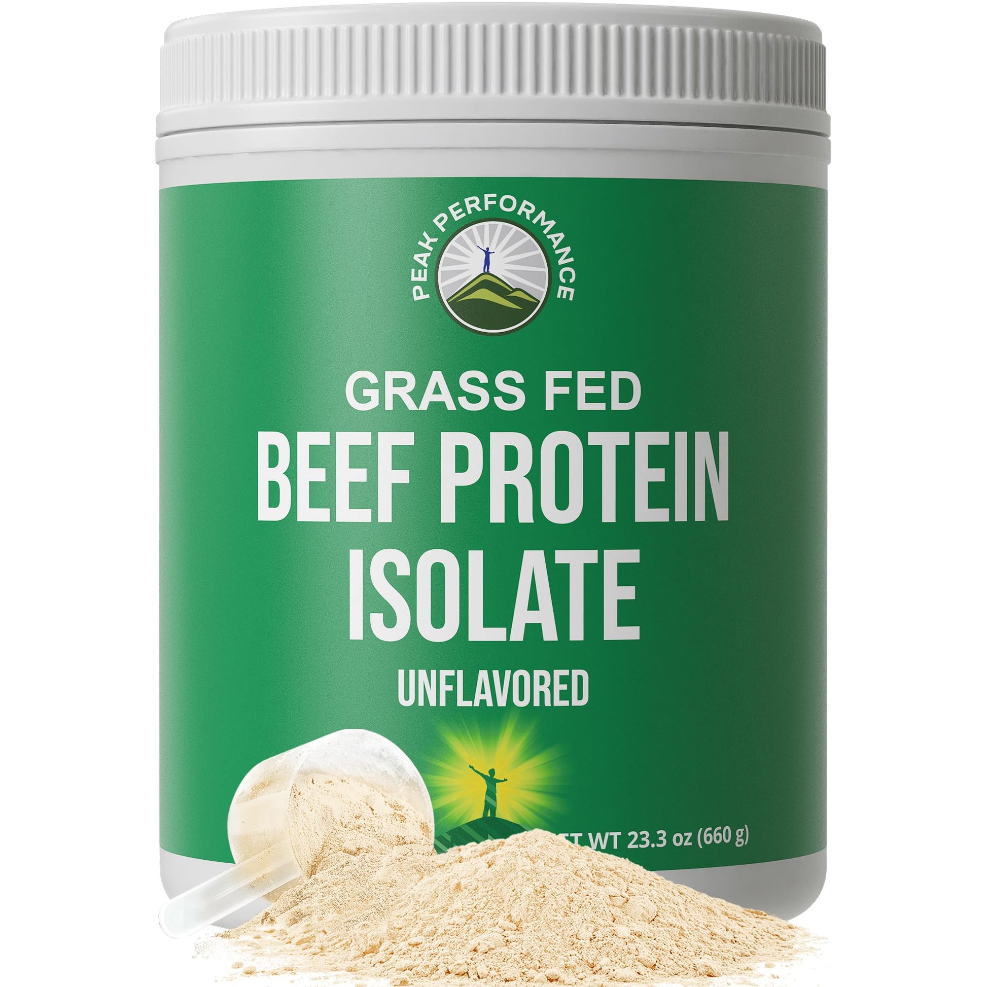 Grass Fed Beef Protein Powder - Lactose Free Great Tasting Beef Protein Isolate. Complete Animal Based Non Dairy Paleo Carnivore Supplement for Prime Muscle Building. No Whey. Unflavored Peak Performance buy supplements Au