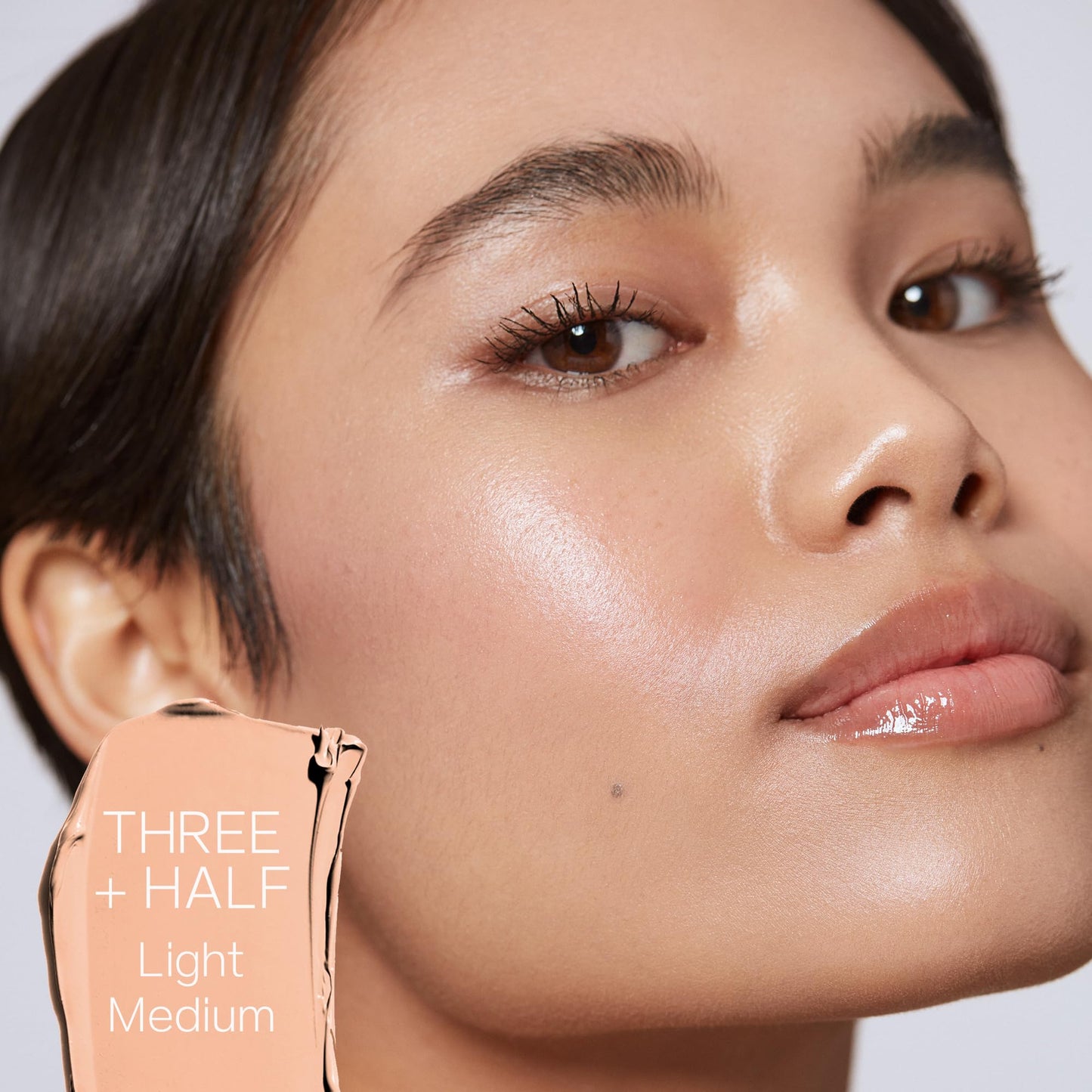 Saie Slip Tint Tinted Moisturizer with SPF 35 - Light Coverage, Glowy Skin Tint & Mineral Sunscreen for Face with Hydrating Hyaluronic Acid - Summer Makeup Essential - Shade Three + Half (1.35 oz) SaieBuy Supplements Australia