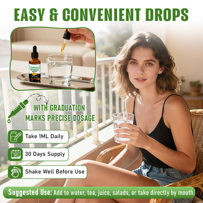 Crobirware Lymphatic Drainage Drops - Herbal Lymph System Cleanse & Immune Support - Liquid with Echinacea, Elderberry, Ginger & Burdock Root - Vegan, Alcohol-Free, 1oz Crobirware buy supplements Au