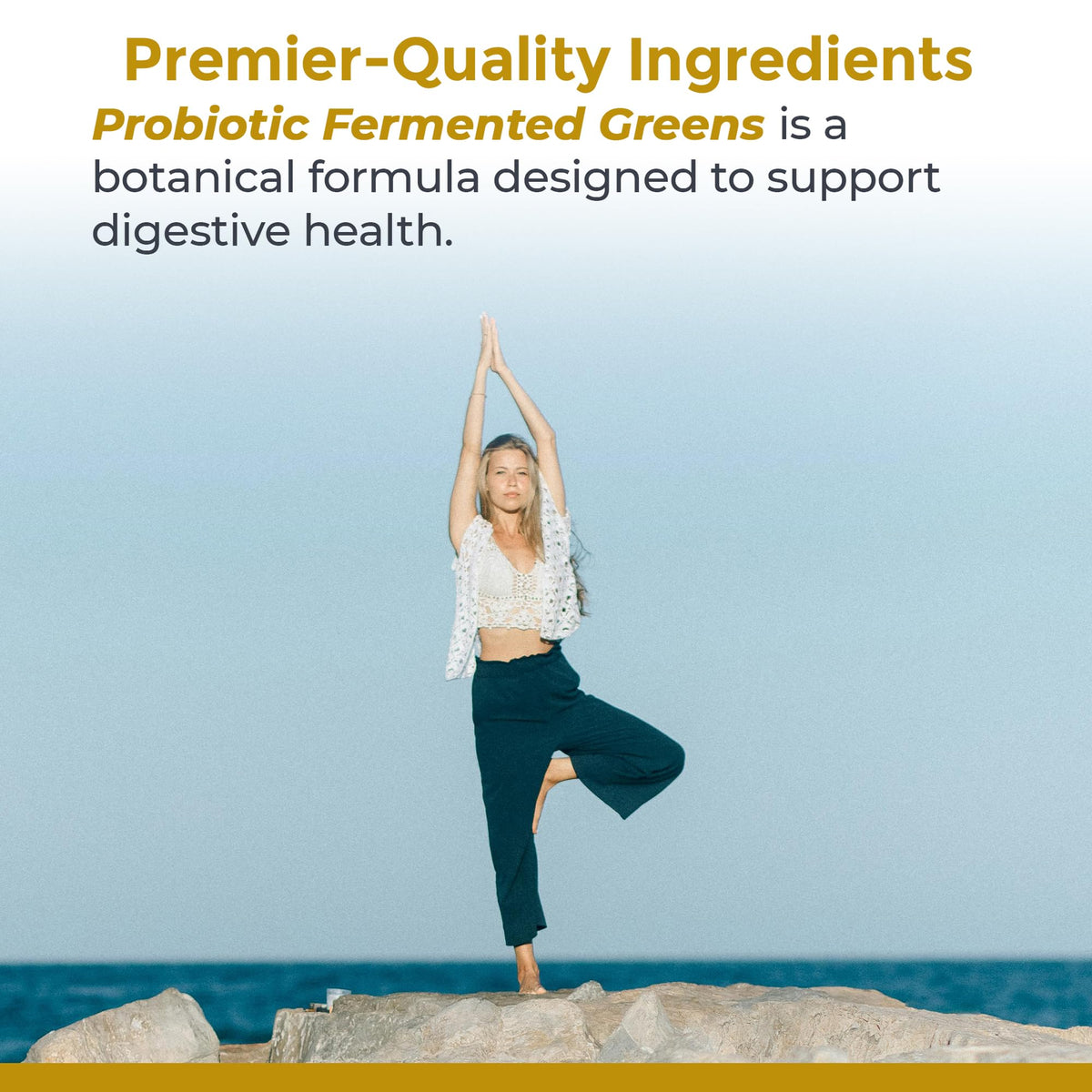 Premier Research Labs Probiotic Fermented Greens - Super Greens Supplement, Superfood Blend, Organic Vitamins with Probiotic - Daily Greens with Spinach, Chlorella, & More - 150 Powder Filled Capsules Premier Research LabsBuy Supplements Australia