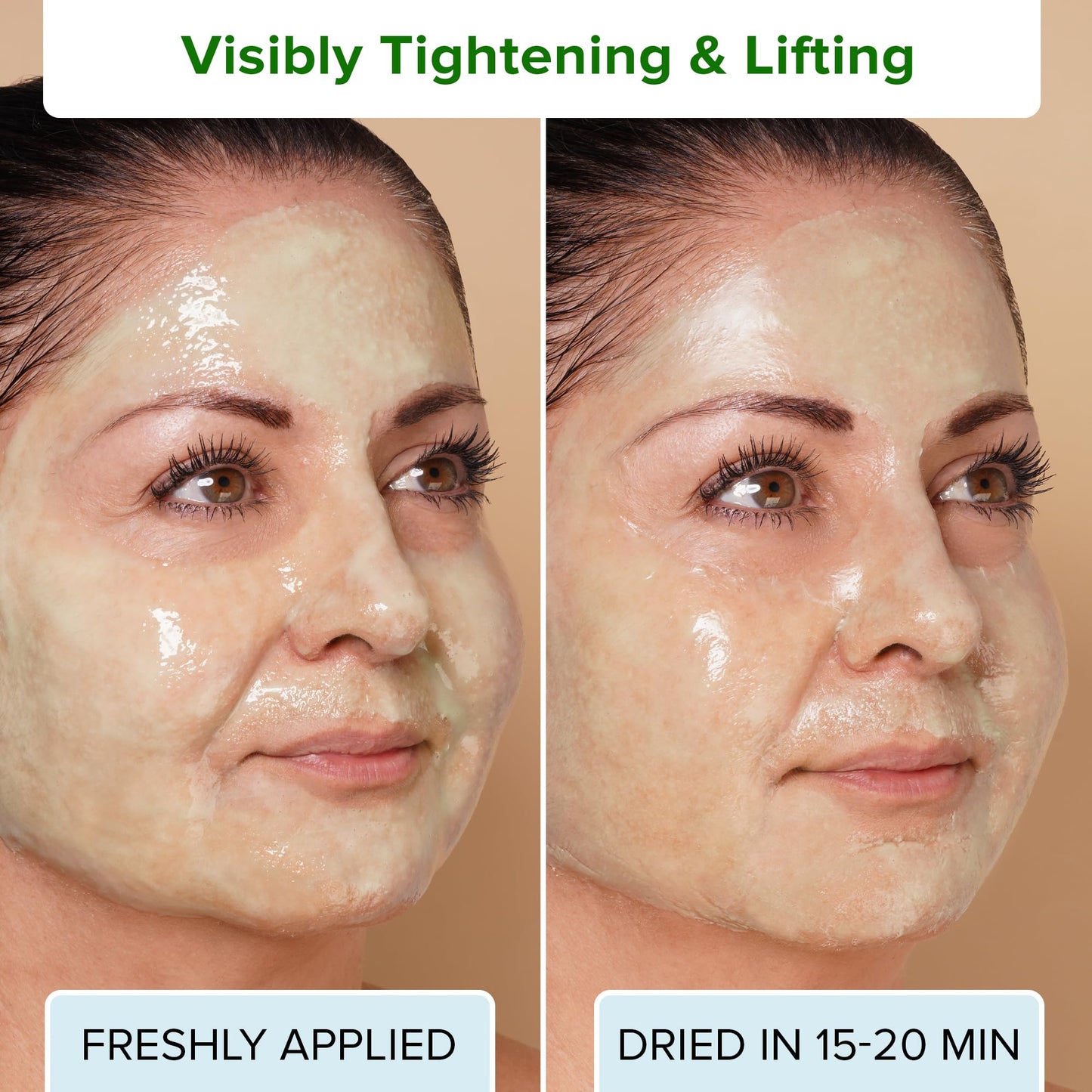 Ebanel Bundle of 40-Pack Collagen Face Mask and 8-Pack Collagen Peptide Infusion Mask
