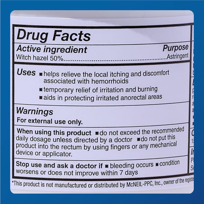 MAJOR Medi-Pads - Hemorrhoidal Hygienic Cleansing Witch Hazel Pads - Cooling Relief with Aloe - 100 Count Jar (2 Pack) MAJORBuy Supplements Australia