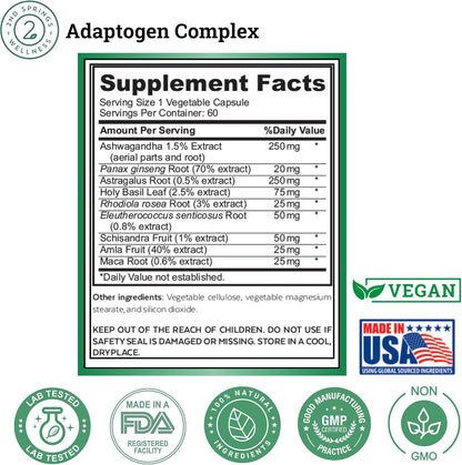 ALA & ALC Complex + Adaptogen Complex Bundle | Energy, Resilience, Cognitive Function, Metabolism, Focus & Daily Wellness