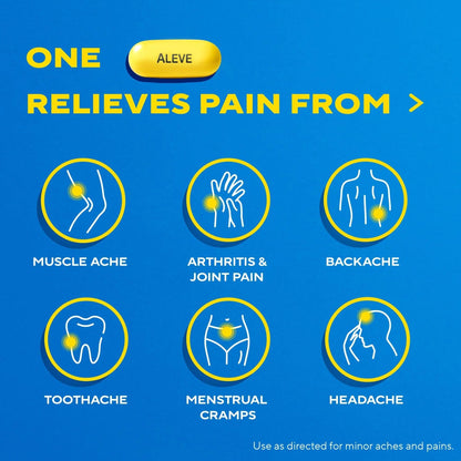 Aleve Gelcaps with Easy Open Arthritis Cap, Naproxen Sodium, Medication for Arthritis Pain, 160 Count AleveBuy Supplements Australia