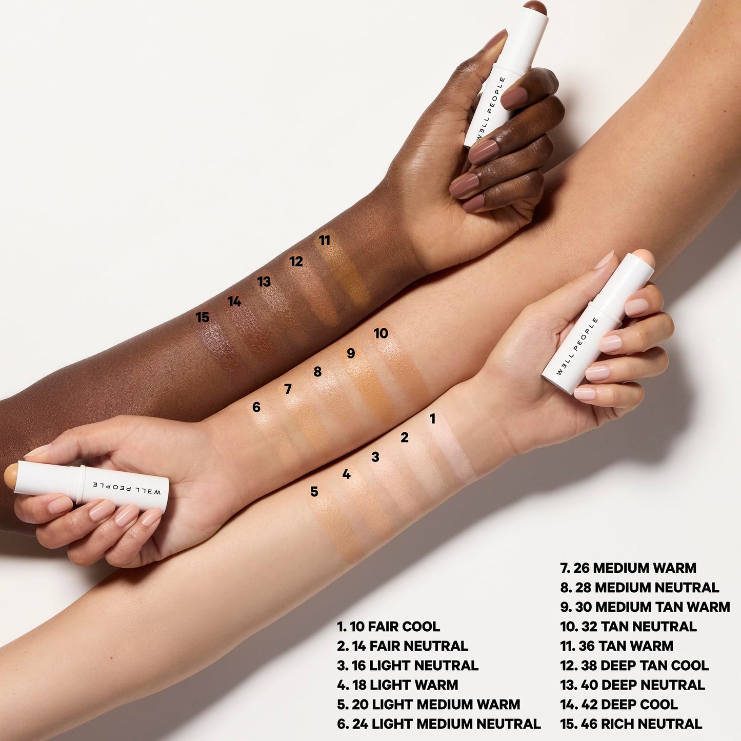 Well People Supernatural Complexion Stick Foundation + Concealer, Buildable, Light-to-Medium Coverage, Soft Matte Finish, Lightweight + Hydrating, Multi-Use, Vegan & Cruelty-Free, 20 Light Medium Warm Well PeopleBuy Supplements Australia