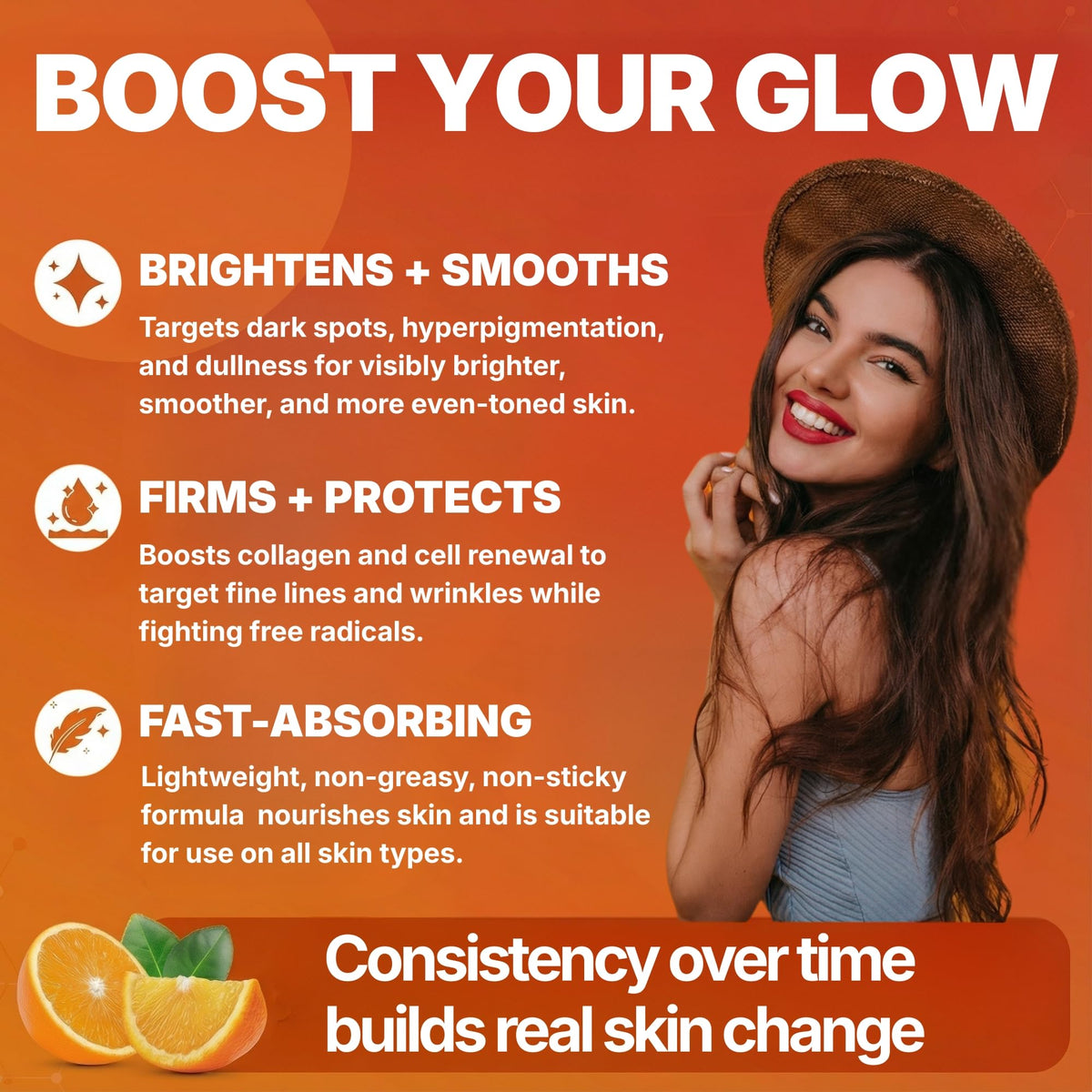 GlowMedik Vitamin C Serum for Face - Illuminating Brightening Serum for Dark Spots - Dark Spot Corrector with Hyaluronic Acid & Vitamin E - Fine Lines & Wrinkles, Sensitive Skin, Made in USA 1 fl oz