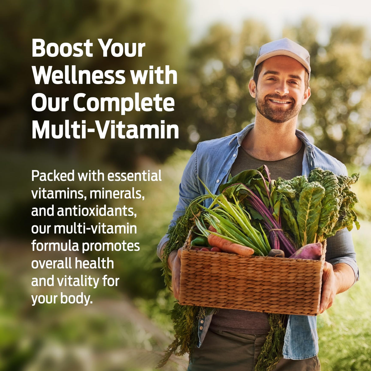 ForestLeaf Daily Vitamin Multivitamin for Men, Multi-Vitamin for Men - Mens Multivitamins & Multiminerals Supplement | All Essential Vitamins Needed for Health, Longevity & Energy | 60 Veg Caps ForestLeaf buy supplements Au