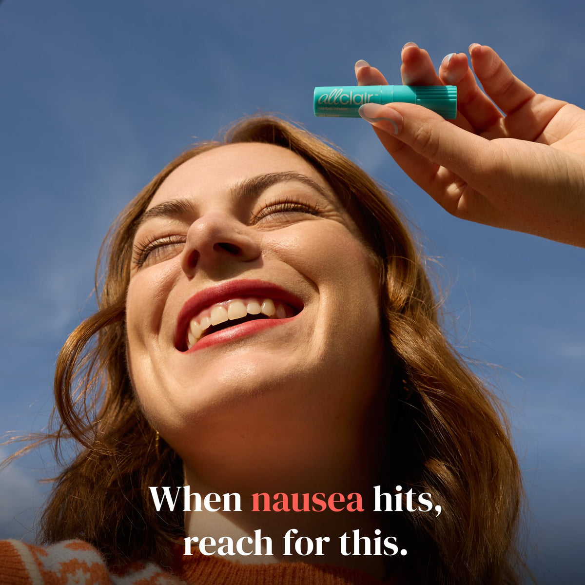 Allclair Nausea Relief Inhaler for Motion & Morning Sickness – Fast-Acting, Non-Drowsy, Natural Alternative to Pills & Patches, Travel Essential (2 Inhalers) Allclair buy supplements Au
