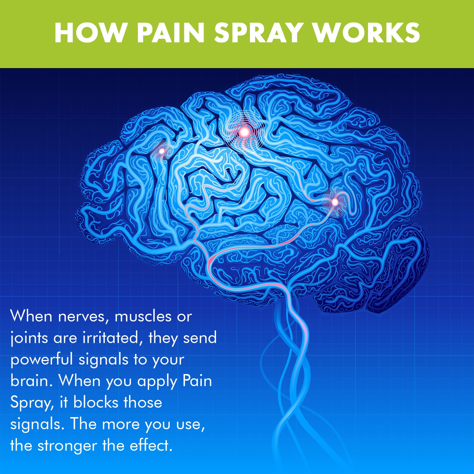 Premiere's Pain Spray All-Natural Menthol & Peppermint Roller Herbal Blend for Joint and Nerve Pain, Muscle Soreness, Sprains, Cramps, Sports Injuries, Back Pain & Neck Shoulder Aches - 1 Pack Premiere's Pain SprayBuy Supplements Australia