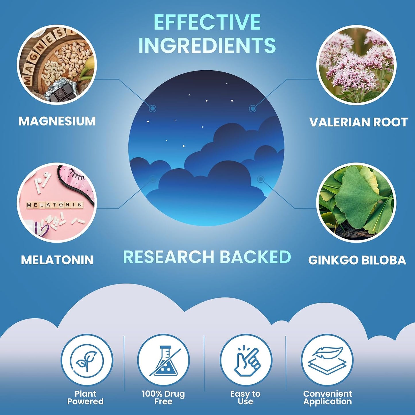 VIORY Sleep Patches for Adults Extra Strength | Easy-to-Apply Sleep Patch | With Melatonin & Valerian, Relax & Wake Up Refreshed, Long-Lasting Night Comfort For Men & Women, 60 Patches