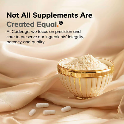 Codeage Clearface Pantothenic Acid, Niacin Supplement, Vitamins A, C, D3, E, Probiotics, Zinc, Riboflavin, Thiamin, L-Lysine HCL & Omega-3, Niacinamide, Skin Botanical Blend - Non-GMO - 90 Capsules CodeageBuy Supplements Australia