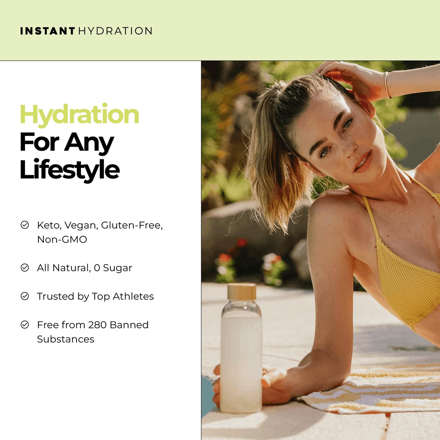 Instant Hydration Sugar Free Electrolytes Powder Packets Variety Pack - Watermelon, Raspberry, Lemon Lime Drink Mix & Travel Essentials with Magnesium and Potassium - Post Workout Recovery - 20 Sticks