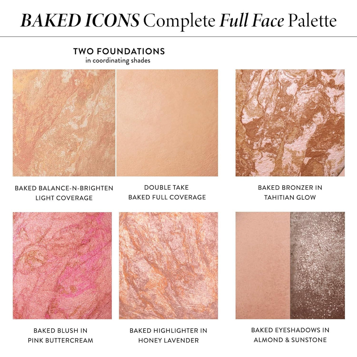 LAURA GELLER Baked Icons Complete Full Face Palette, Light | All-in-One Makeup Palette with Baked Foundations, Blush, Bronzer, Highlighter, Eyeshadows | Coverage for Mature Skin | Travel-Friendly LAURA GELLER NEW YORK buy supplements Au
