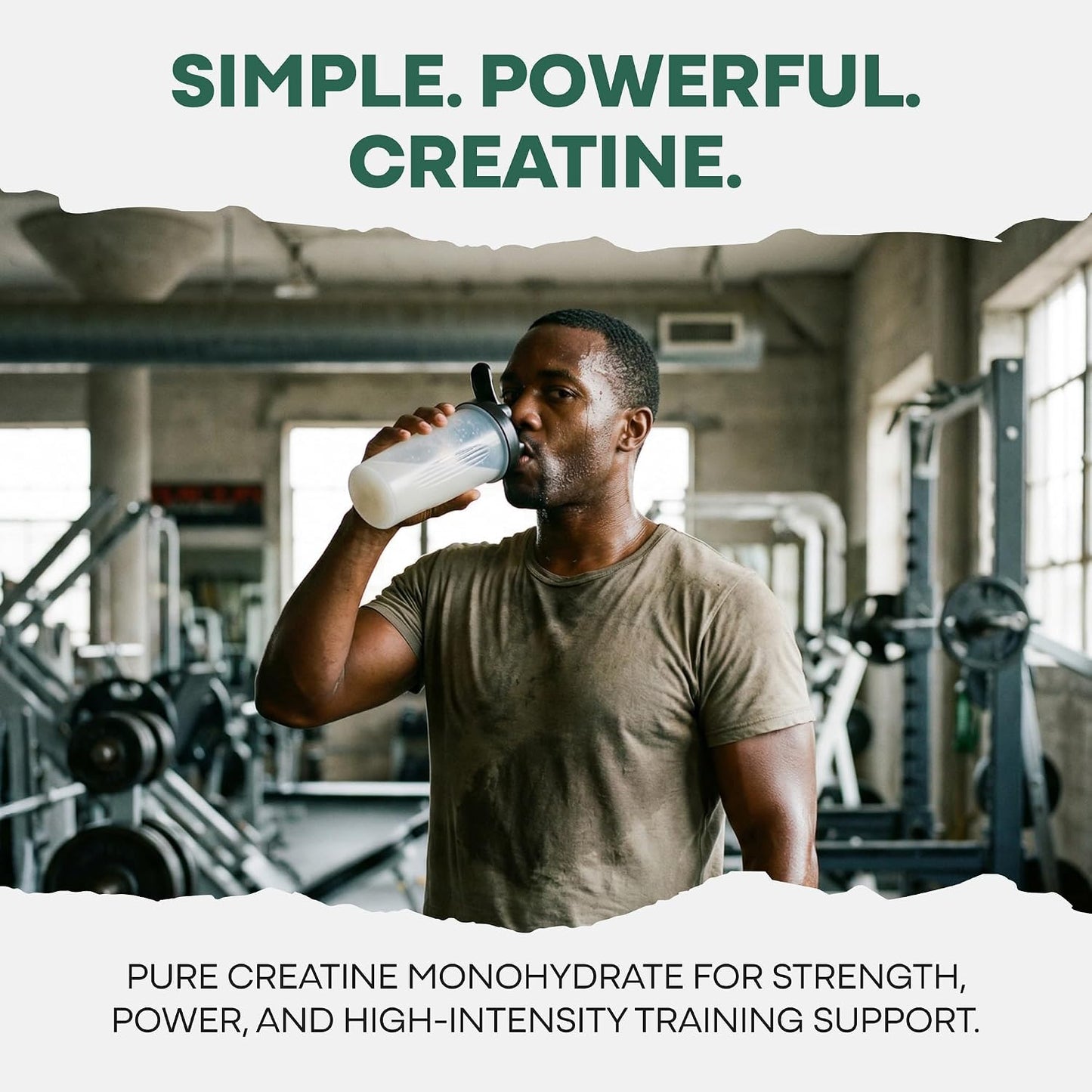 Wild Foods 100% Creatine Monohydrate Powder Packets - 20 Packets - for Brain & Performance – Pure Creatine Travel Packs for Men & Women, USA Made– 5g Creatina Per Serving