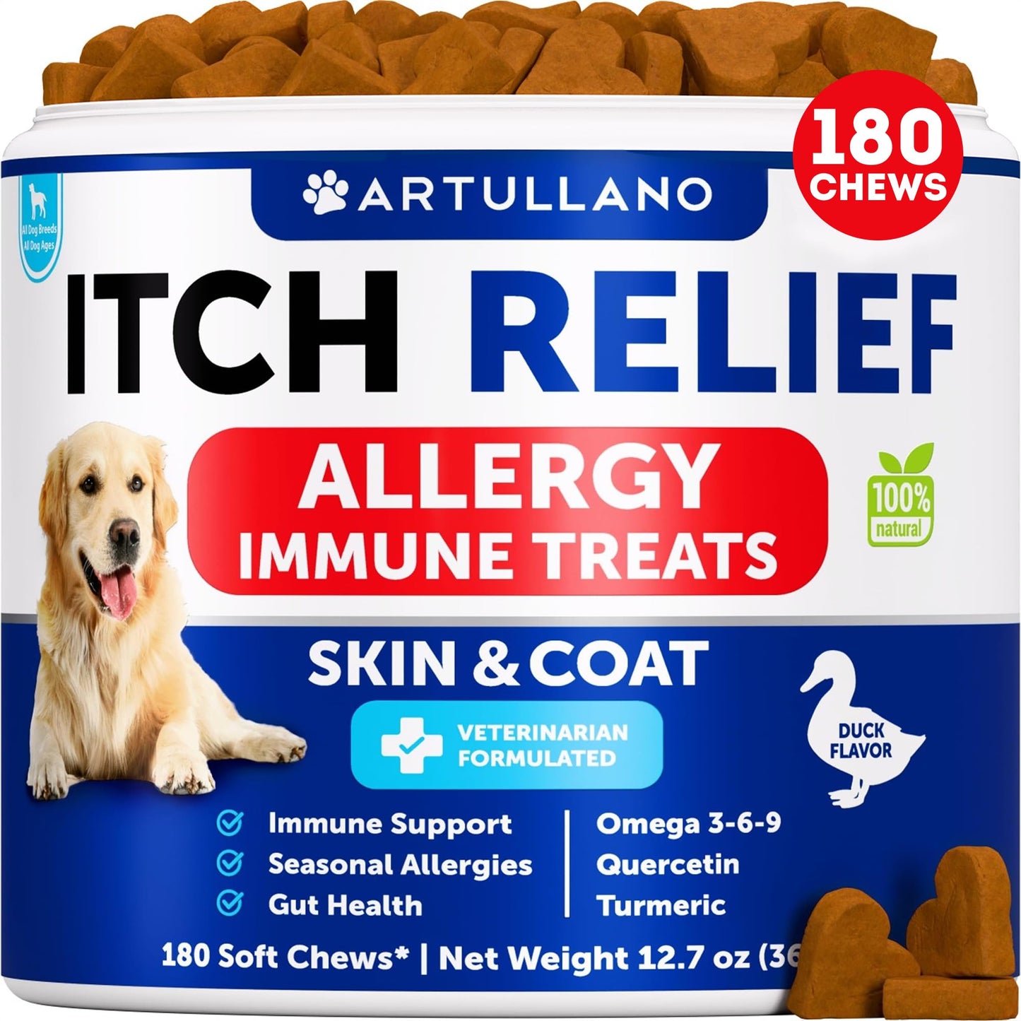 Omega 3 Fish Oil for Dogs - Better Than Salmon Oil - Skin and Coat Defense Liquid Supplement for Allergy Relief - High EPA & DHA for Shedding, Mobility, Itching, Joint & Bone Health Support - 8 FL OZ