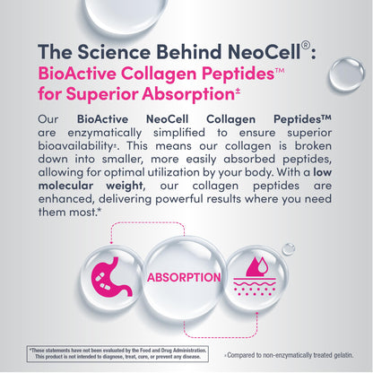 NeoCell Collagen Peptides Pills | 360 Caplets | with Vitamin C | Supplement for Women and Men NeoCell buy supplements Au