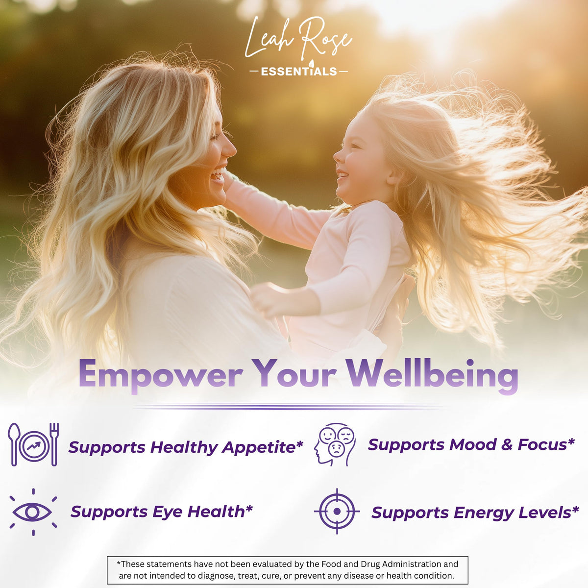 Leah Rose Essentials Saffron Supplement 88.5mg | Mood, Focus, and Stress Support | 60 Premium Saffron Extract Capsules | Made in the USA | 3rd Party Lab Tested | Non-GMO, Vegan, Gluten-Free