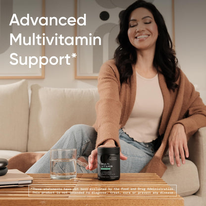 Sports Research® Multivitamin – Advanced Formula - 23 Essential Vitamins & Minerals with CoQ10 & Iodine - Daily Nutrient Support*- Non-GMO Tested & Gluten-Free -60 Veggie Capsules Sports Research buy supplements Au