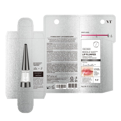 VTCOSMETICS Reedle Shot Lip Plumper, 0.15 oz (4.3 g), Moisturizing, Transparent, Lip Gloss, Fragrance-free, Korean Cosmetics (Expert) VT COSMETICSBuy Supplements Australia