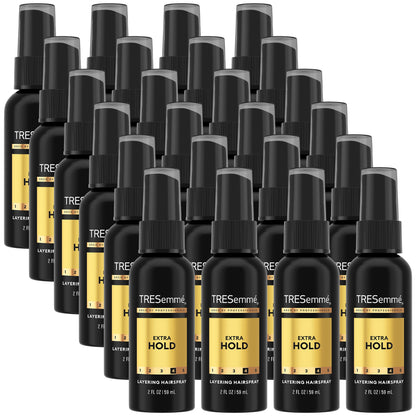 TRESemmé Extra Hold Travel Size Hairspray 6-Pack, 2 Oz Ea | Travel Size Hairspray with Flexible Hold and Frizz Control for Styling On the Go
