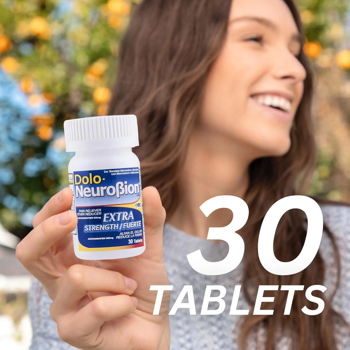 Dolo Neurobion 30 Tablets - Pain Reliever, Fever Reducer, Extra Strength, Fuerte, Alivia el Dolor, Reduce la Fiebre NeurobionBuy Supplements Australia
