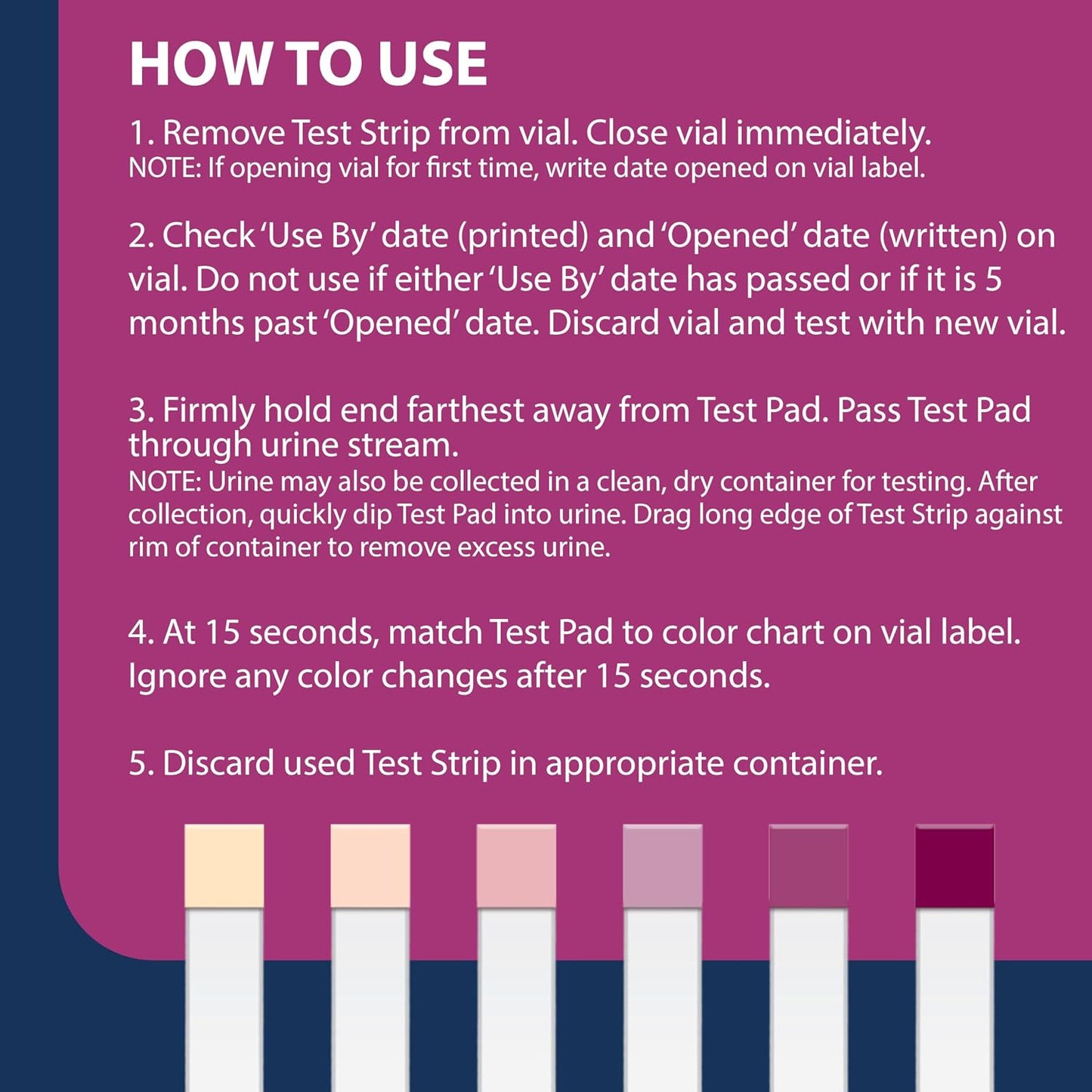TRUEplus Ketone Test Strips, Urinalysis Test Sticks, 100 Count | Checks for Ketones in Urine, Fast and Easy Testing at Home, Ideal for Low-Carb Dieters and People with Diabetes