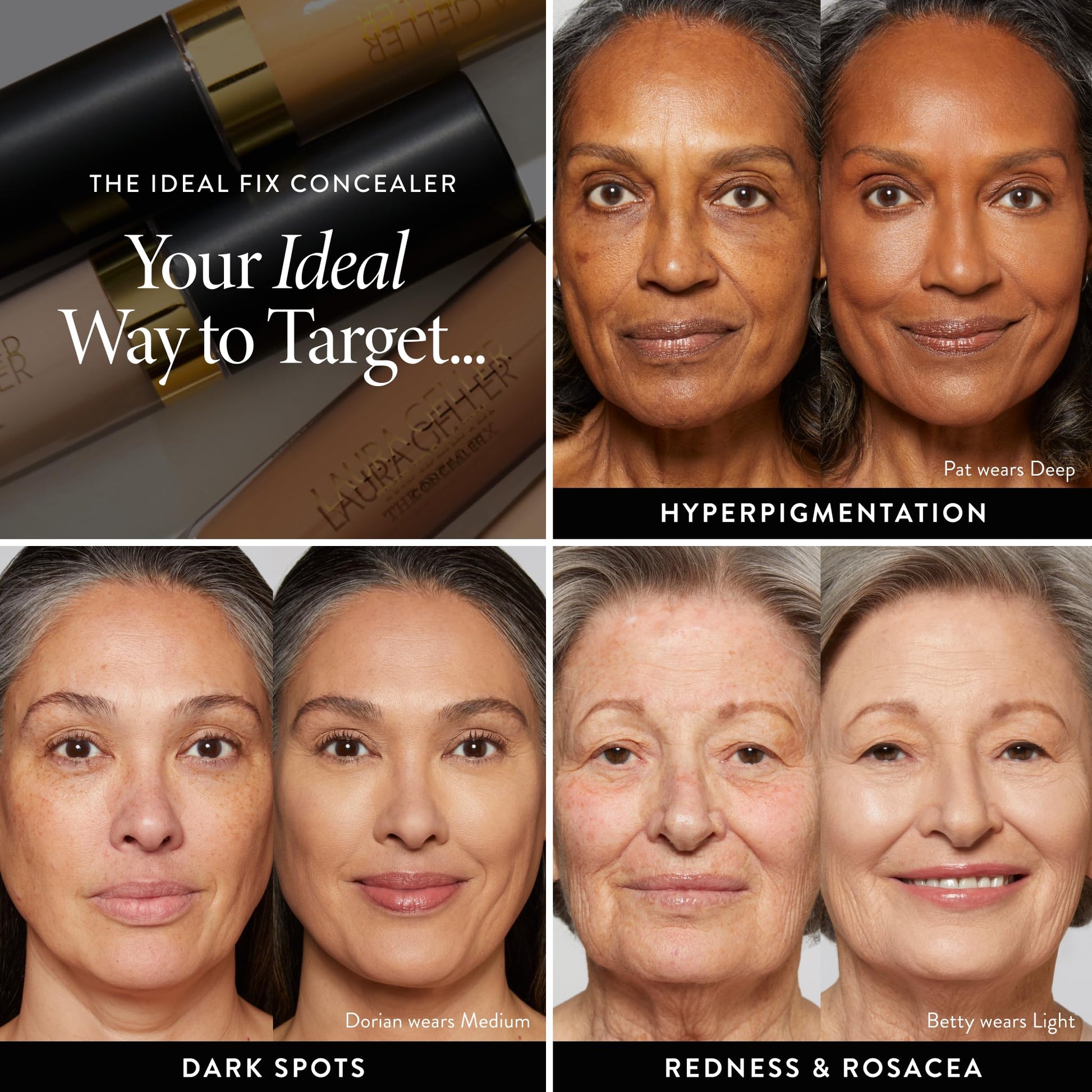 LAURA GELLER NEW YORK The Ideal Fix Concealer - Light - Buildable Medium to Full Coverage Liquid Concealer - Covers Under Eye Dark Circles & Blemishes - Long-Lasting LAURA GELLER NEW YORKBuy Supplements Australia