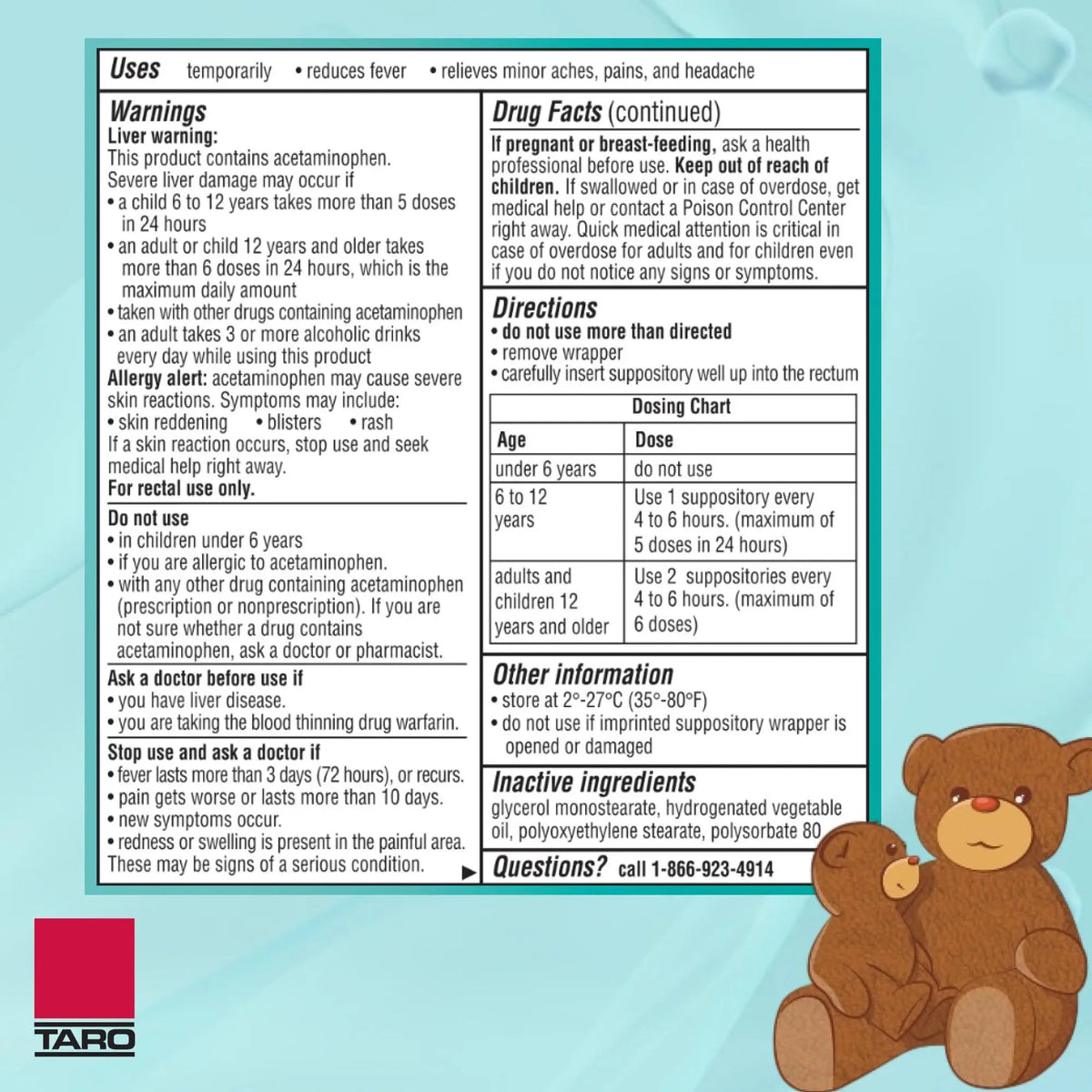 Feverall Children Acetaminophen Suppositories 6 Rectal Suppositories 325mg Each Pain Reliever/Fever Reducer. Paraben Free, No Artificial Colors or Other preservatives. Ages 6-12 Years FeverallBuy Supplements Australia