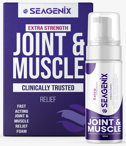 Seagenix Extra Strength Muscle + Joint Foam - Magnesium | Boswellia | Arnica | Formula - Joint and Muscle Relief – Ease Inflamed Joints and Muscles - All Natural – Joints + Muscle Relief SeagenixBuy Supplements Australia