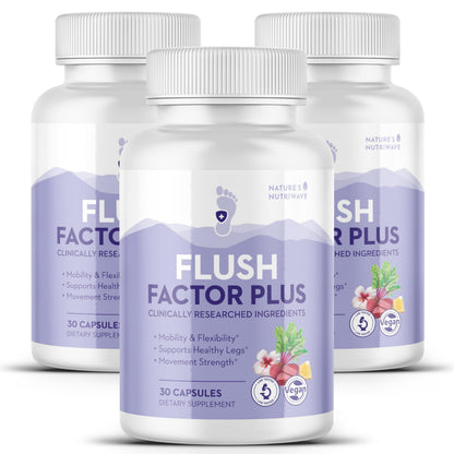 Flush Factor Plus – Original Formula – 30 Ct, 1 Month Supply | Original-formula capsules, plant-based | No Stimulants, Made in USA | Easy-to-swallow daily capsule