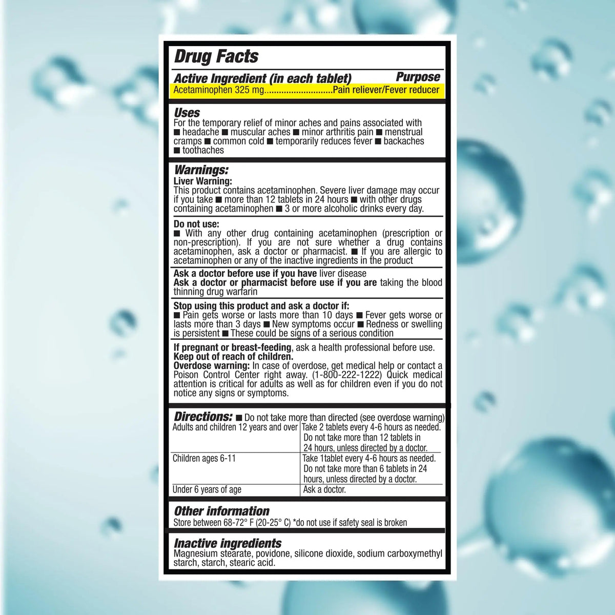 DURALGINA Acetaminophen Tablets | for Headache, Muscle Aches, Menstrual Cramps, Back Pain, Toothaches, Fever Reducer, Fast-Acting, Gentle on Stomach, Safe for Adults and Teens 12+, 30 Count, 2-Pack DURALGINABuy Supplements Australia