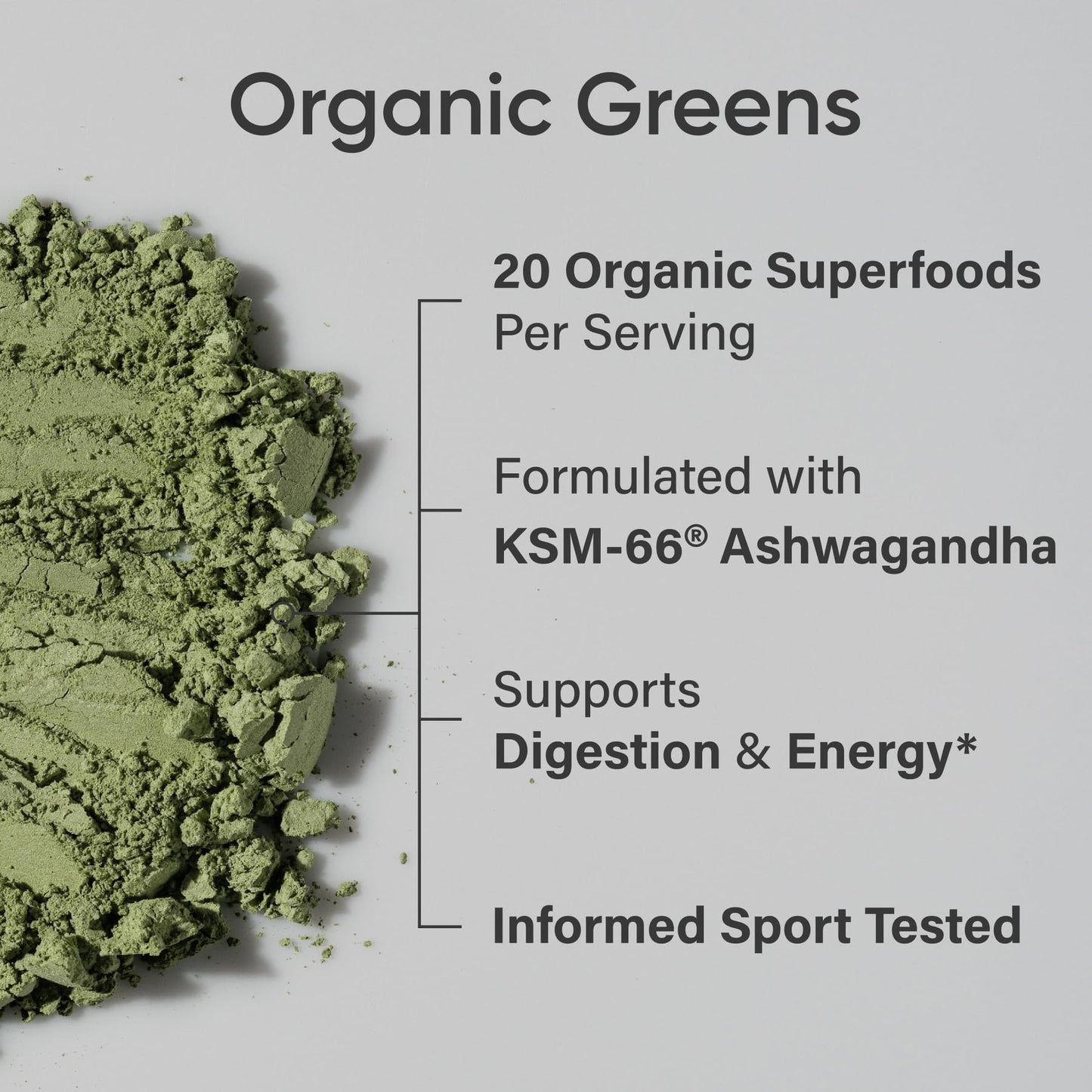 Sports Research® Organic Pineapple Coconut Greens - Digestive Health, Natural Energy & Mood Support* - Certified Organic Powder - 20 Servings Sports Research buy supplements Au