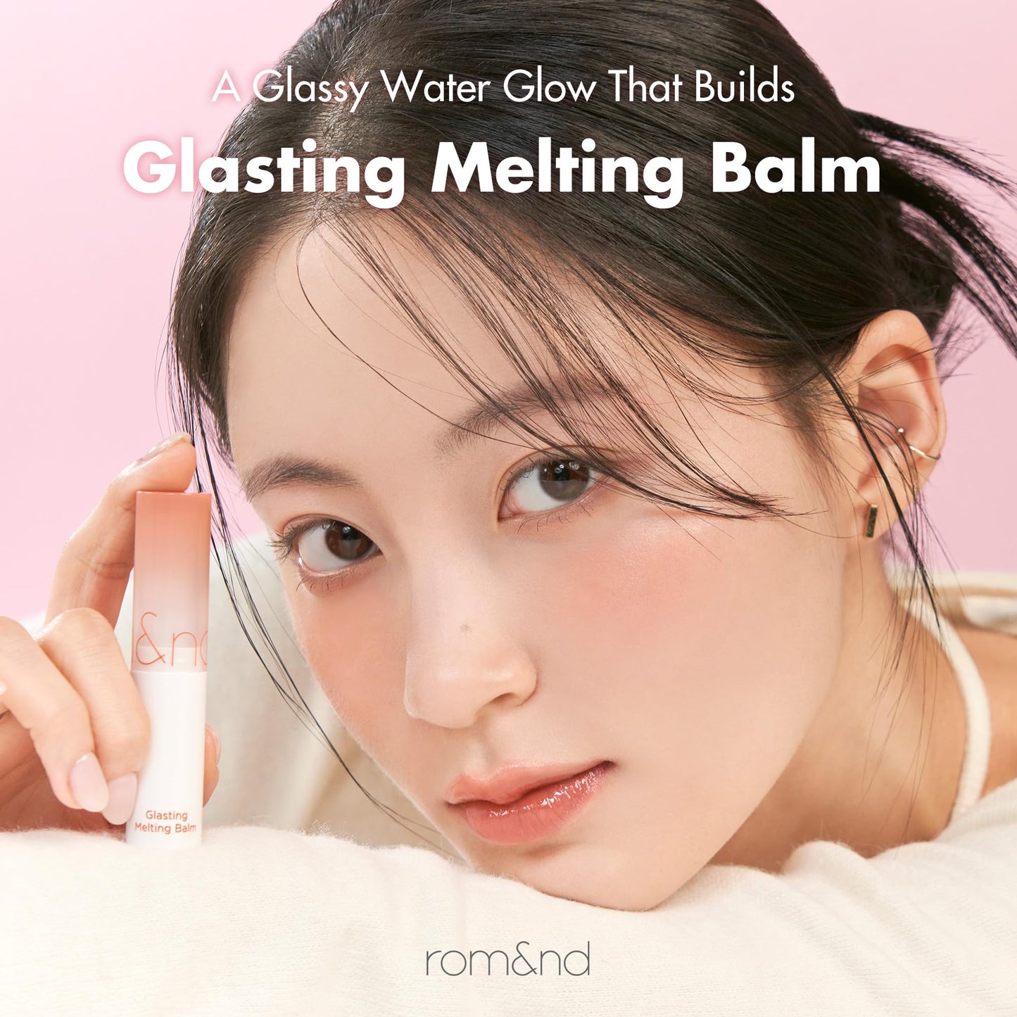 rom&nd GLASTING MELTING BALM #06 Kaya Fig - Vegan K-Beauty Tinted Lip Balm for Crystal Water-Gloss Shine, Deep Hydration & MLBB Rosy Nude Color | Non-Sticky, Long-Lasting Comfort for All Ages rom&ndBuy Supplements Australia