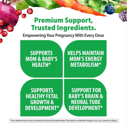 Rainbow Light Prenatal Multivitamin One + for Women | 60 Caplets | Essential Nutrition for Mom & Baby | Real Food Nutrients | Prenatal Botanical & Probiotic Blend | Essential Nutrition for Mom & Baby | Real Food Nutrients | Prenatal Botanical & Probiotic