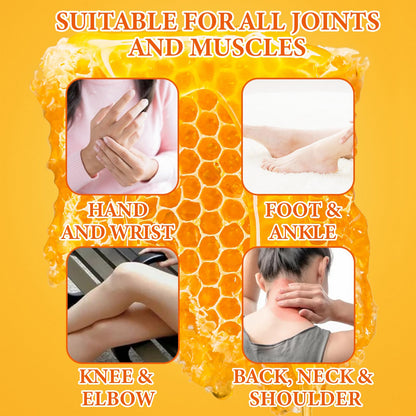 Beeswax and Honey Fast Acting Joint Muscle Bone Cream, Immediate Help for Back, Neck, Hand, Feet, Knee, Shoulder, Topical, Nerve, Plantar, Ankle, Foot Discomfort, Natural Added YOKOBBYESBuy Supplements Australia
