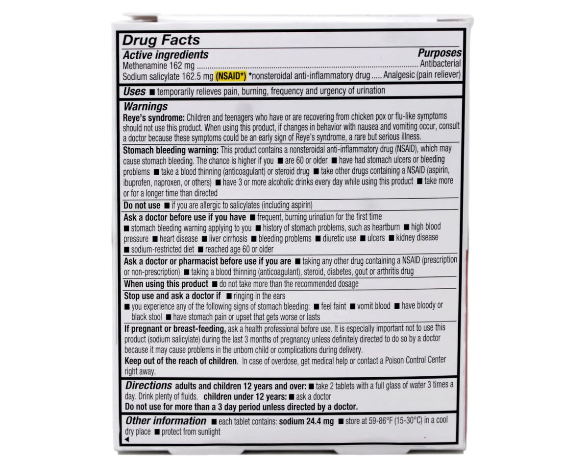 Cystex Plus Urinary Pain Relief Tablets 48 Tablets CystexBuy Supplements Australia