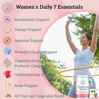 ALA & ALC Complex + Women’s Daily 7 Essentials Bundle | Energy, Metabolism, Cognitive Support, Hormone Balance, Digestion & Daily Wellness