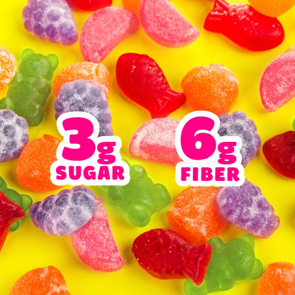 SmartSweets Sweet Fish, Low Sugar Gummy Candy (3g), Low Calorie (130), Gluten-Free -1.8oz (Pack of 12) Packaging may vary