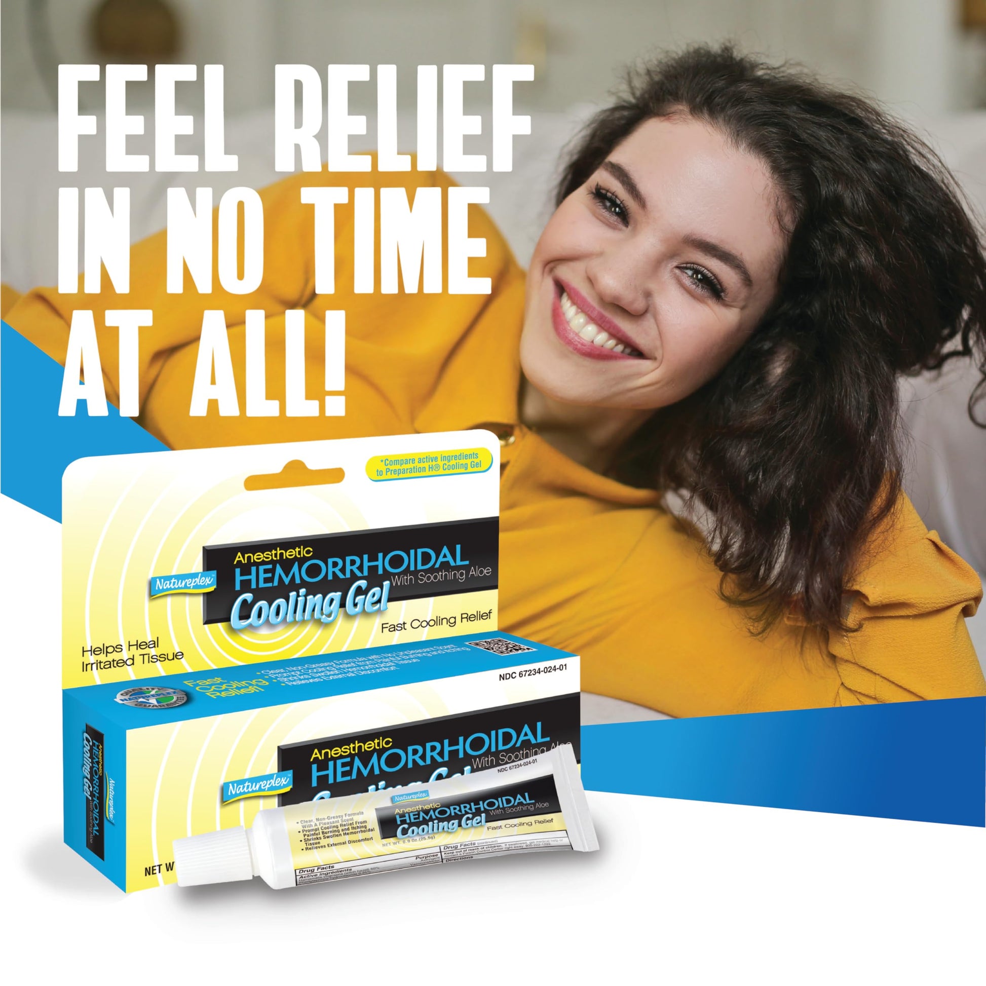 Natureplex Anesthetic Hemorrhoidal Cooling Gel with Soothing Aloe (6 Pack) NatureplexBuy Supplements Australia