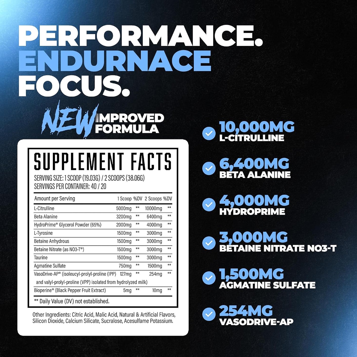 Pump Serum Non Stim Pre-Workout - Fully Loaded Stimulant Free Pre Workout for Extreme Pumps, Vascularity & Muscle Fullness, with L-Citrulline, HydroPrime & Nitrates, Blue Razz, 40 Servings