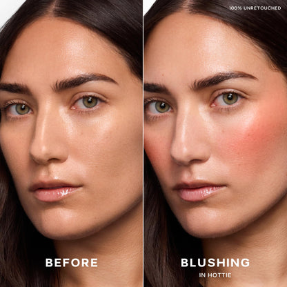 Saie Dewy Glow Duo - Dew Liquid Blush - (.40 oz, Hottie), Glossybounce Lip Gloss-Oil Hybrid (.17 oz, Splash) - Hydrating, Vegan Makeup for Radiant Cheeks & Lips SaieBuy Supplements Australia