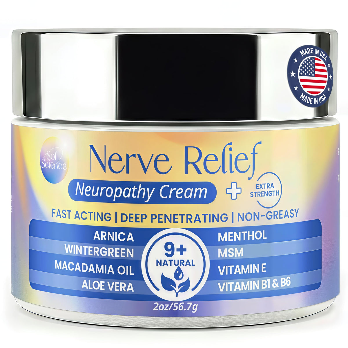 PURPLE CANYON Nerve Pain Relief Cream for Neuropathy – for Feet & Legs | MSM, Arnica, Alpha Lipoic Acid | Fast-Absorbing, Non-Greasy Formula | 2 oz PURPLE CANYONBuy Supplements Australia