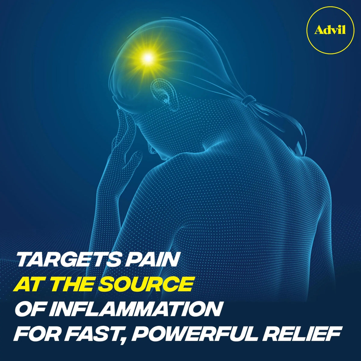 Advil Pain Reliever and Fever Reducer, Ibuprofen 200mg for Pain Relief - 50 Coated Tablets AdvilBuy Supplements Australia