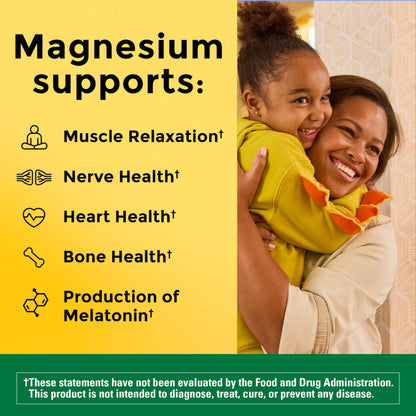 Nature Made Magnesium Complex Supplement with Vitamin D & Zinc for Immune Support, Magnesium Glycinate, Malate, Citrate & Oxide for Muscle, Nerve, Heart & Bone Support, 60 Capsules, 30 Day Supply Nature MadeBuy Supplements Australia