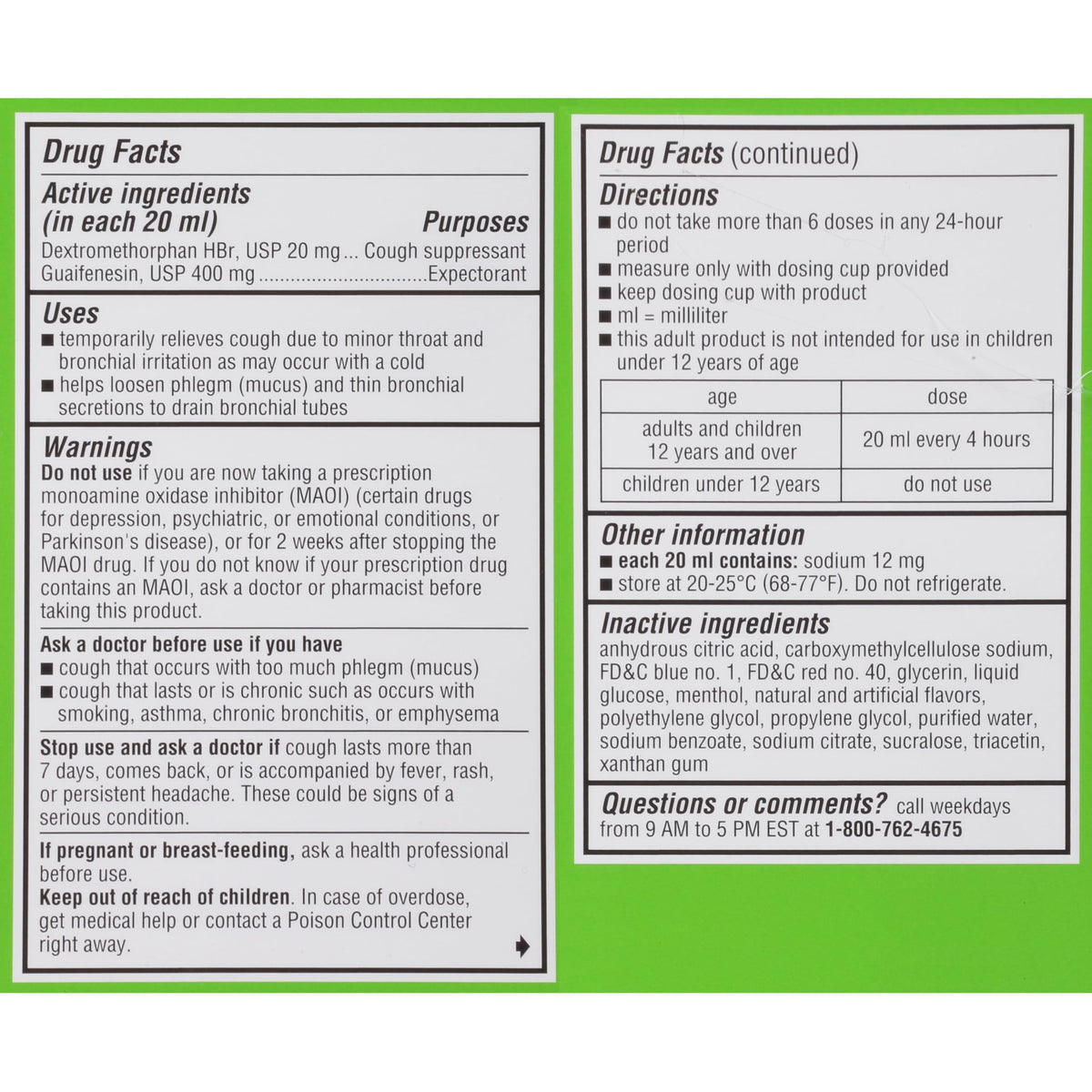 Robitussin Adult Maximum Strength Cough Plus Chest Congestion DM Max, Cough Suppressant and Expectorant, Raspberry Flavor, 8 Fl Oz x 2 Robitussin buy supplements Au